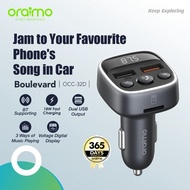 Car Charger Oraimo OCC-32D Dark Chrome USB 18W Dual Ouput Digital