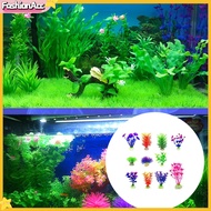 FA|  10Pcs/Set Simulation Water Plant Non-fading Landscaping Decoration Plastic Fake Fish Tank Grass Ornament for Aquarium