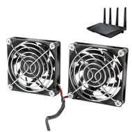 Fun~ 5V USB Power Cooling Dual Fan Router Heat Dissipation Cooler For RTAC68U AC86U EX6200 Tengda AC