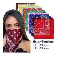 Multifunctional Slayer Bandana Size 53cmx53cm Hip Hop Square Scarf Slayer Bandana