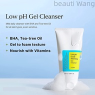 COSRX Low pH Good Morning Gel Cleanser 150ml BHA 0.5% Tea Tree Leaf Oil 0.5% Styrax Japonicus Branch &amp; Frui &amp; Leaf Extract 5%