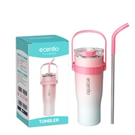 ecentio tumbler Stainless Vacuum 900/1200ml Portable Thermos Botol minum besar