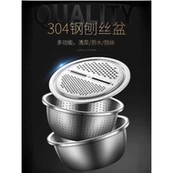 Vegetable Cutting Basin Multifunctional Stainless Steel Food Grade Grater Plate Potato Chips Vegetab