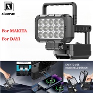 USB Charging Portable LED Work Light | Flashlight & Flood Light Combo | Cordless for Makita /DAYI/ K