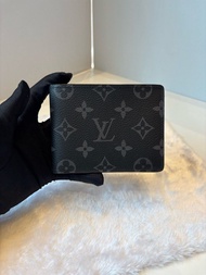 LV Men's Wallet, Bestselling Style, Black, Coin Purse wallet