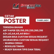 || Custom Poster Design bebas A5 A4 A3 A3+