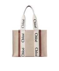 《香港旺角實體店✅》歐洲代購預訂❤️ Chloe 女士 中號 WOODY 托特手提包均碼碼中號、37cm*12cm*26cm CHC21US383E6690U (支持7間銀行免息分期）
