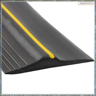 Universal Garage Door Bottom Threshold Seal Strip Weatherproof Rubber (10Ft, Black)