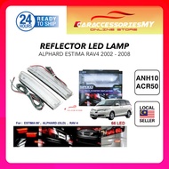 Toyota alphard anh10 estima acr50 rear bumper reflector led brake light old toyota rav4 alphard