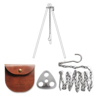 Stainless Steel Camping Gear and Equipment - Campfire Cooking Accessories Set - Radiate Portable Rou
