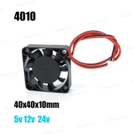 4010 40x10mm 40x40x10mm DC Cooling Fan 5V 12v 24V For Oil Bearing Brushless Cooling 2PIN 40mm Coolin