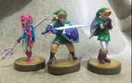 *注意內文* 二手 任天堂 Nintendo Switch Amiibo The Legend of Zelda Ocarina of Time, Zelda Link, Mipha 薩爾達米法 3款 figure  (每款$120)