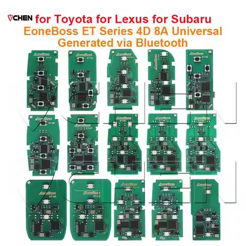 EoneBoss Remote PCB For Toyota for Lexus for Subaru ET Smart Key Circuit Board 4D 8A Universal Progr