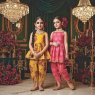 RAJKUMARI Kids Punjabi Suit Dhoti Pants Soft Cotton