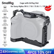 SmallRig A7R V Cage with AirTag Slot for Sony Alpha 7R V / 7 IV / 7S III / 1 / 7R IV Built-in Quick 