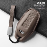 Popular 25 Audi A5L Goat Leather Key Cover Q6L e-tron All-Inclusive A6L Sportback Case Huawei Buckle