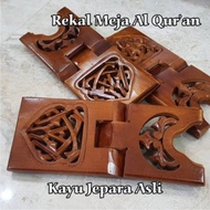 KAYU Rekal, recal iqrok motif. measure 15,18,20. mahogany teak wood with clear gloss finish