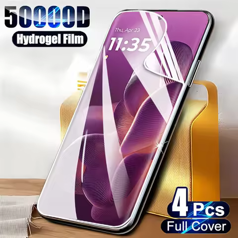 4PCS Hydrogel Film For Motorola Edge 60 50 Fusion 40 30 20 Ultra Pro Neo G75 G55 G35 G84 G54 G85 G52