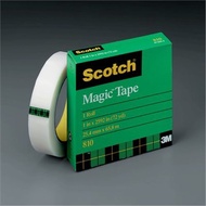 Scotch tape-Brand 3M #810 magic tape==1/2"x25"(48 Yards) 3/4"x25"(36 Yards) 1/2"x50"(96 Yards)