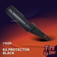 YAMAHA Y15ZR Y15Z Y15 MUFFLER COVER EXHAUST COVER EKZOS COVER PROTECTOR 100%