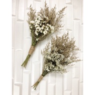 Bunga Tangan Pengantin | Dried Flower Mixed Artificial Flower Hand Bouquet |Bridal Bouquet | Bunga T