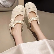 Women's Bow Tie Shoes 090 PVC Material Hot Trends Women's Fashion
