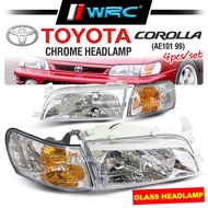 Toyota Corolla AE100 / AE101 Crystal Headlamp With Corner Lamp ( Chrome )