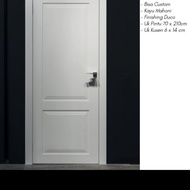 Pintu kamar Minimalis Cat duco/Kusen Pintu Kayu warna putih