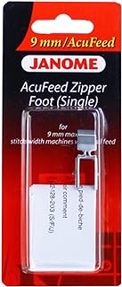 Janome AcuFeed Zipper Foot (Single) #202128007 Sewing Machines