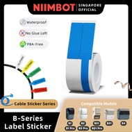 NIIMBOT Cable Tag Label Sticker for B1 B2 B21 B1 Pro B2 Pro B21 Pro B31 B4 Thermal Waterproof Wire C