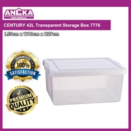 CENTURY 42L Transparent Storage Box Multifunction Stackable Toy Storage Box Organiser  7776