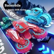 3 in 1 Inertial Rotating Drift Stunt Toy Car Children's Toys Deformation Motorcycle Inertial Chariot