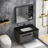 Bathroom Cabinet Washbasin Cabinet Bathroom Mirror Cabinet Makeup Mirror Cabinet Combination Bathroom Modern Simple Washbasin Washstand Mirror Cabinet Set