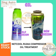 NETCOOL R134a Air Cond Car Kereta Compressor Oil Treatment With Fresh Gas Durable Additive UV R134 (