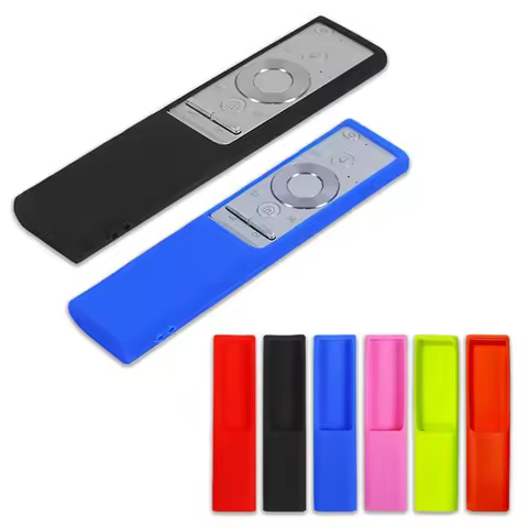 1pc Solid Color Silicone Remote Control Cover Case for Samsung BN-Q789FC Dustproof Remote Case Sleev