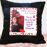 Customised Photo Printed Pillow Case with Pillow 40cmx40cm