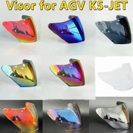 Helmet Visor For AGV K5 JET Helmet Shields UV Protection Windshield Sunshield Casco Moto A