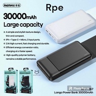 REMAX Powerbank 30000mAh Powerbank RemaxOriginal2.1A PD Powerbank Type C Powerbank Fast charging.