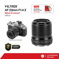 VILTROX 23mm F1.4-Z AUTO FOCUS LENS for NIKON Z-MOUNT CAMERAS