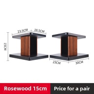 Karaoke Speaker Bracket Surround Audio Appliance Rack Floor-Standing Shelf Solid Wood Bookshelf Box 