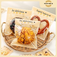 100pcs Bagel Ziplock Bag Toast Bread Packaging Bag Donut Packaging Bag Separate Packaging Bag Indepe