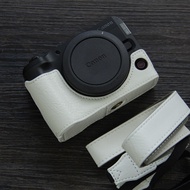 Suitable for Canon R50V Camera Case r50 Retro Leather Case M502 Base m50 Half Case R50/R100 Accessor