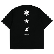 Waveblast Oversize T-Shirt Stars Black