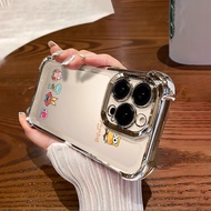 For Vivo Y36 Y36i Y38 Y50 Y55 Y55s Y75 Y77 Y77e Y77t Y78 Y78+ Cute Cartoon Pattern Soft Airbag Phone