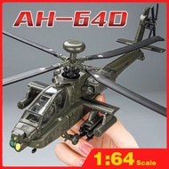 1/64 Apache gunship AH-64D / Black Hawks UH-60 Helicopter Gunships Alloy Diecast Model