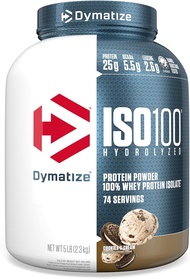 Dymatize ISO100 Hydrolyzed Protein Powder 100% Whey Isolate Protein  5 Lbs/71 Servings เวย์โปรตีนไอโ