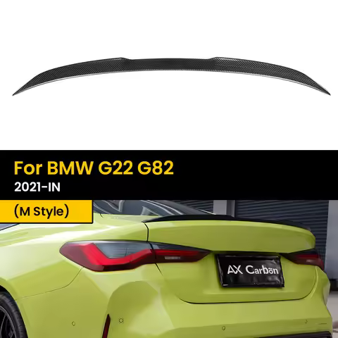 Automotive Real Dry Carbon Rear Lid Spoiler Boot Wing for BMW G22 G82 2021-IN