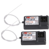 Flysky FS-A3 AFHDS2A 2.4G 3CH Receiver for GT2E GT2G Transmitter 2PCS