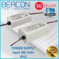 Beacon LED Mean Well  AC-DC output LED driver - IP42 - 2 Yrs Warranty - APC-8-350,APC-12-350,APV-16-