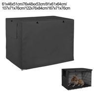 Dog Crate Cover 420D Oxford Fabric Insulated Lining Secure Bottom Straps